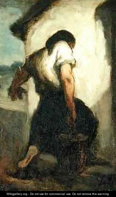 Water Carrier - Honoré Daumier