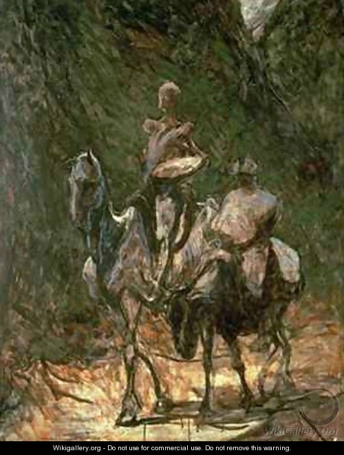 Sancho Panza and Don Quixote - Honoré Daumier