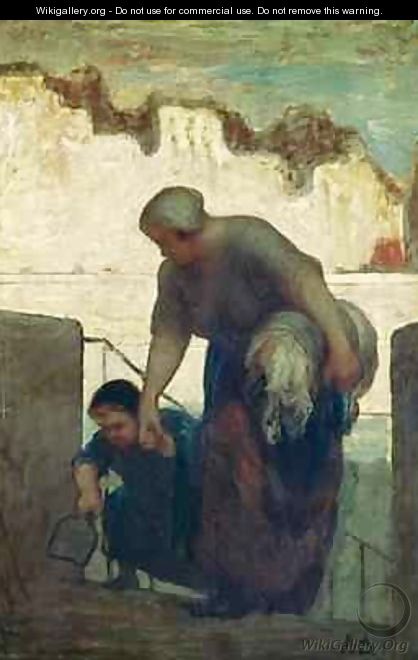 The Washerwoman 2 - Honoré Daumier