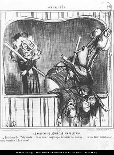 Series Actualites The new Neapolitan Buffoon - Honoré Daumier Series Actualites The new Neapolitan Buffoon - Honoré Daumier