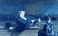 Scene at a tribunal - Honoré Daumier