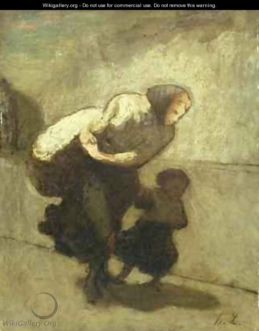 The Heavy Burden - Honoré Daumier