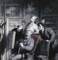 The Amateurs - Honoré Daumier
