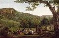 Haymakers Picnicking in a Field - Jean Louis (Marnette) De Marne