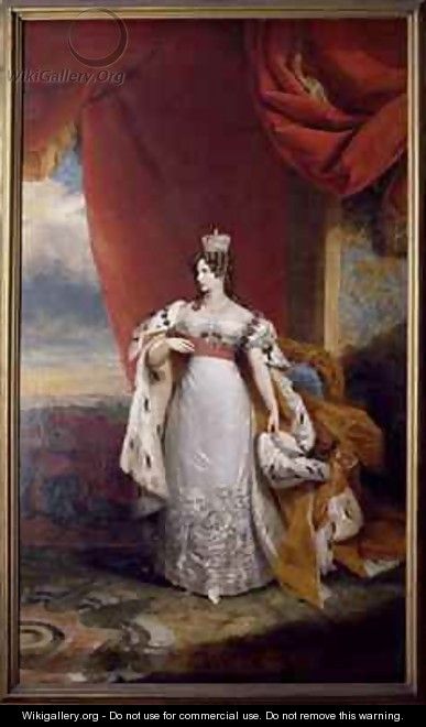 Portrait of Tsarina Alexandra Feodorovna of Russia - George Dawe