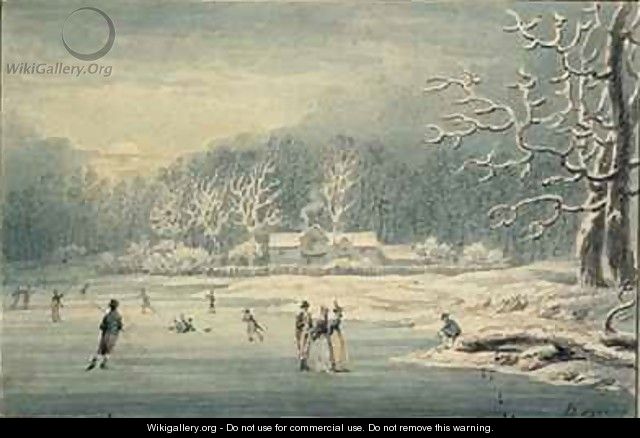 Hyde Park in the Snow - Edward Dayes