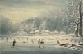 Hyde Park in the Snow - Edward Dayes