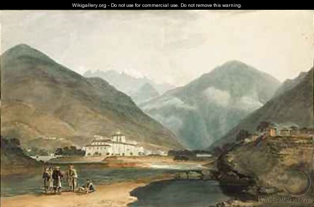 The Former Winter Capital of Bhutan at Punakha Dzong - Thomas & William Daniell