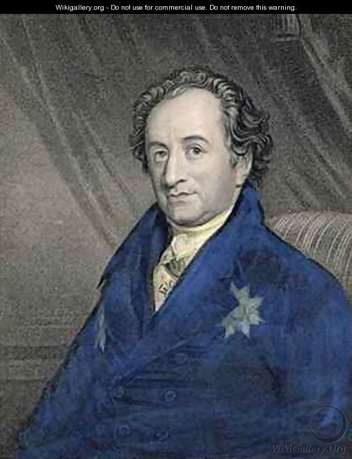 Portrait of Johann Wolfgang von Goethe 1749-1832 - (after) Dawe, George