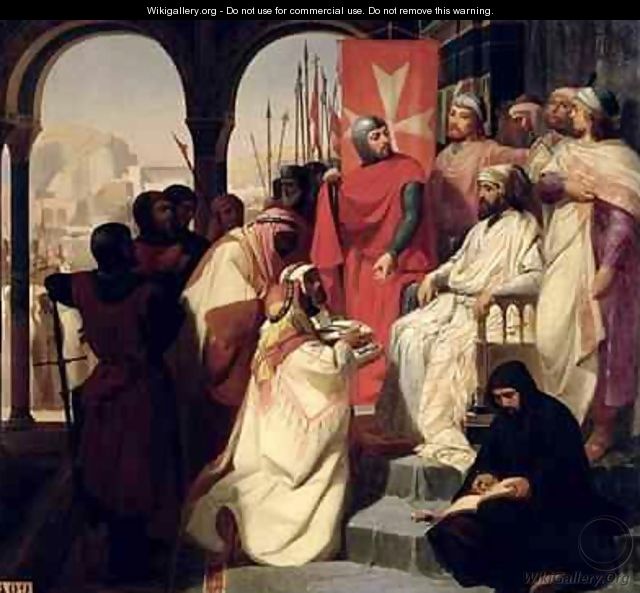 Knights of the Order of St John of Jerusalem restoring religion in Armenia in 1347 - Henri Delaborde