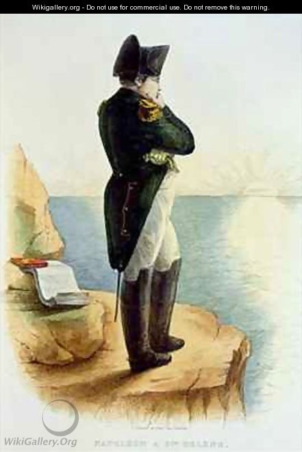 Napoleon on the island of Saint Helena - Delaistre