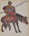 Attila the Hun on his Horse - Raymond Delamarre