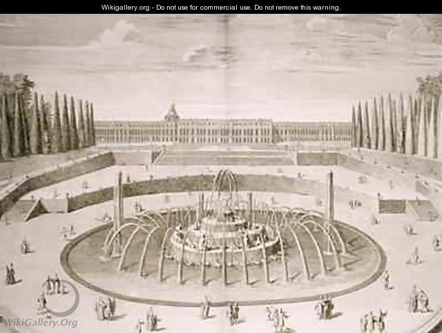 Fountain of Latone at Versailles - (after) Delamonce, F.