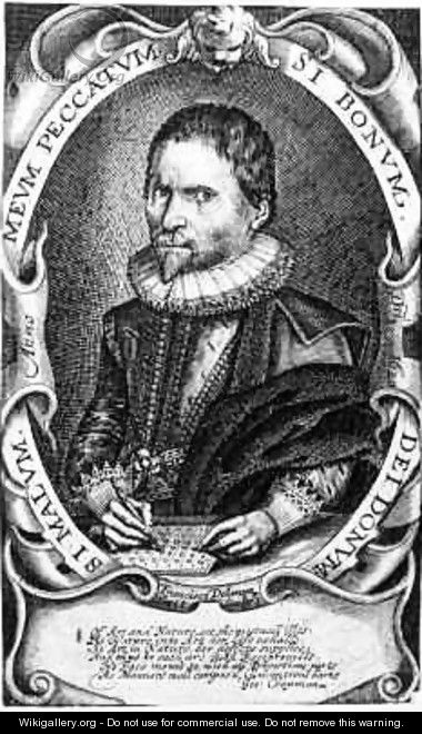 Portrait of a gentleman believed to be Thomas Harriot - Francis Delaram