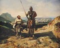 Don Quixote and Sancho - Alexandre Gabriel Decamps