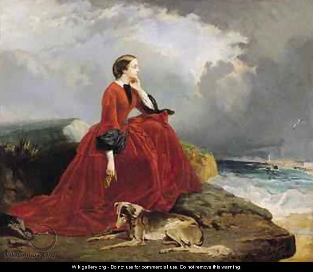 Empress Eugenie 1826-1920 at Biarritz - E. Defonds