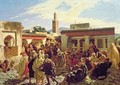 The Moroccan Storyteller - Alfred Dehodencq