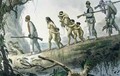 Indian Soldiers from the Coritiba Province escorting Native Prisoners - (after) Debret, Jean Baptiste