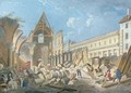 Demolition of the Couvent des Cordeliers - Pierre-Antoine Demachy