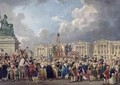 An Execution Place de la Revolution between August 1793 and June 1794 - Pierre-Antoine Demachy
