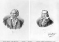 Christoph Willibald von Gluck 1714-87 and Andre Ernest Modeste Gretry 1741-1813 - Francois Seraphin Delpech
