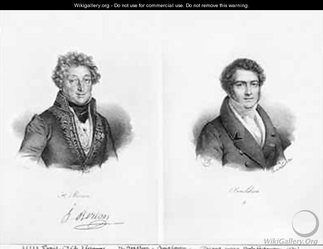 Henri Montan Berton 1767-1844 and Francois Adrien Boieldieu 1775-1834 - Francois Seraphin Delpech