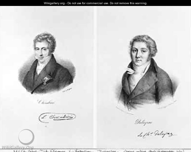 Luigi Cherubini 1760-1842 and Nicolas Marie Dalayrac 1753-1809 - Francois Seraphin Delpech