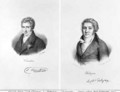 Luigi Cherubini 1760-1842 and Nicolas Marie Dalayrac 1753-1809 - Francois Seraphin Delpech