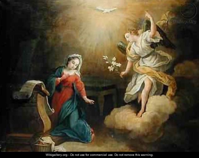 Annunciation - Paul Joseph Delcloche