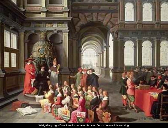 Allegory of the Oppression of the Dutch under the Duke of Alba - Dirck Van Delen
