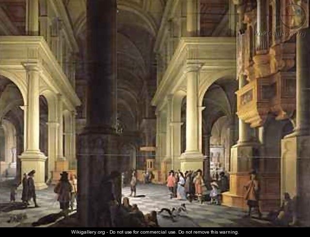 Interior of a Temple 1652 - Anthonie Delorme