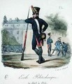 A pupil in military uniform from the Ecole Polytechnique - Francois Seraphin Delpech