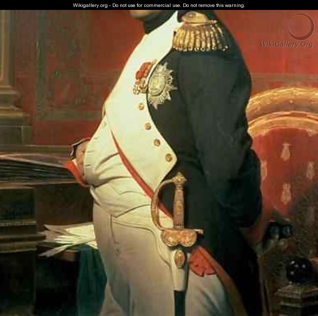 Napoleon 1769-1821 in his Study - Hippolyte (Paul) Delaroche