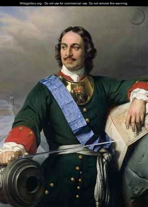 Peter I the Great 1672-1725 - Hippolyte (Paul) Delaroche