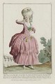 Young Lady of Lyon in a taffeta Piedmontese dress 2 - (after) Desrais, Claude Louis