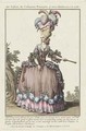 Pretty Woman in a Circassienne of Italian gauze - (after) Desrais, Claude Louis