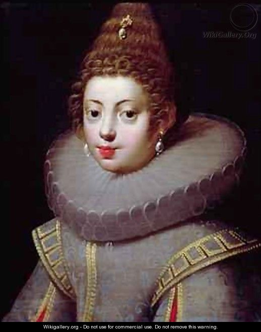 Portrait of a Lady said to be Marguerite de Valois 1553-1615 - Claude Deruet