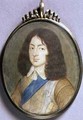 Portrait Miniature of Charles II 1630-85 - David Des Granges