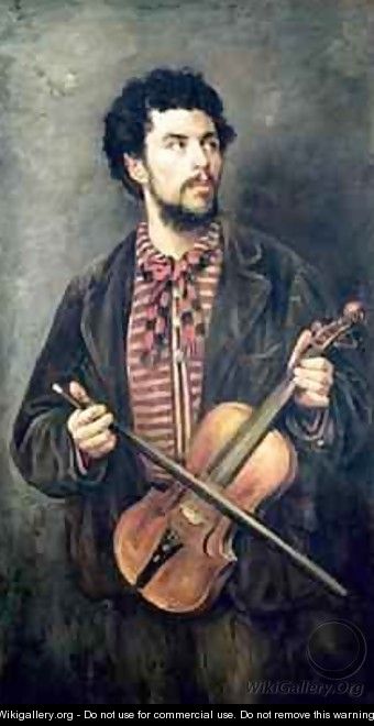 The Violin Player - Marcellin Desboutin
