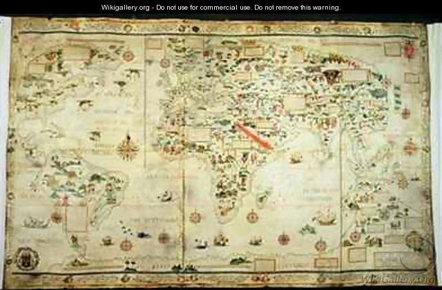 Map of the World - Pierre Desceliers