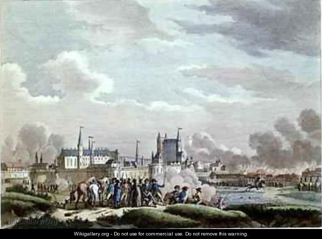 The attack on Nantes - Desfontaines