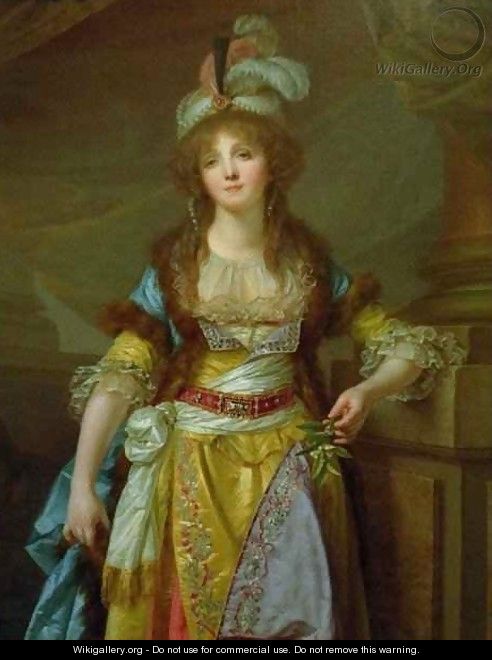 Portrait of Mademoiselle Guimard - Jean Baptiste Greuze