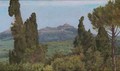 The View of Montecelio from the Villa dEste Tivoli - Matthew Ridley Corbet