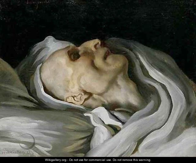 Study of a Head of a Corpse - Charles Emile Callande de Champmartin