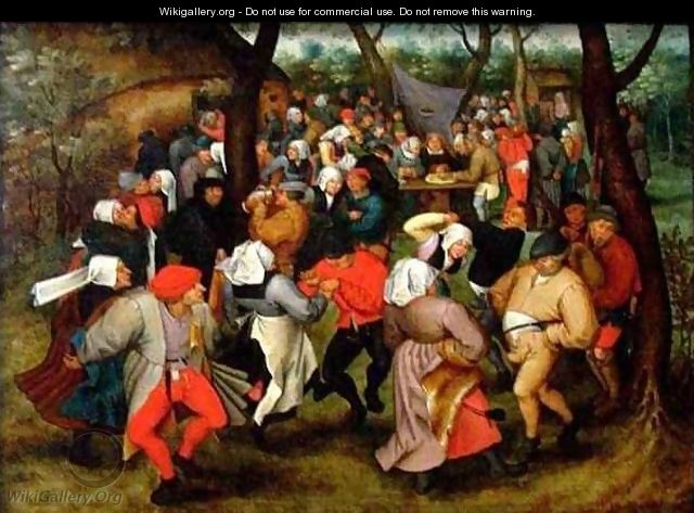 The Outdoor Wedding Dance - Pieter The Younger Brueghel