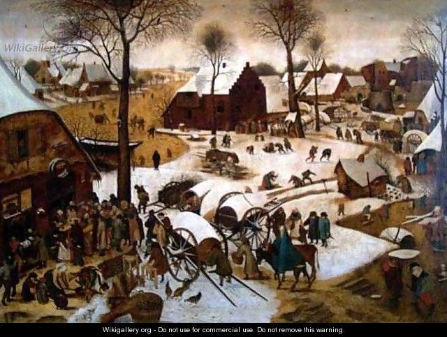 The Census Taking of Bethlehem - Pieter The Younger Brueghel