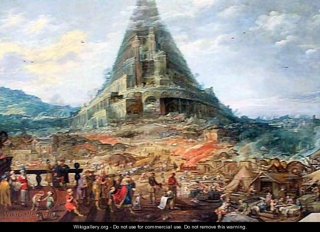 The Tower of Babel - Joos or Josse de, The Younger Momper