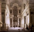 Interior of a Church at Night - De Lorme and Ludolf De Jongh Anthonie