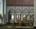 Interior of the Oude Kerk 2 - Emanuel de Witte