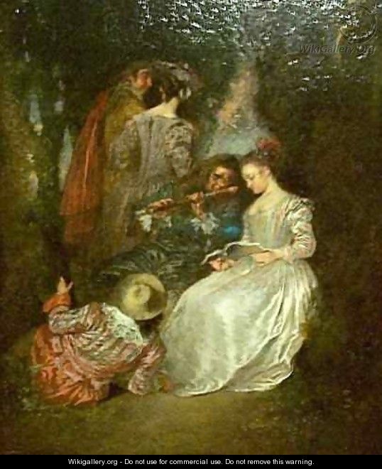 LAccord Parfait - Jean-Antoine Watteau LAccord Parfait - Jean-Antoine Watteau